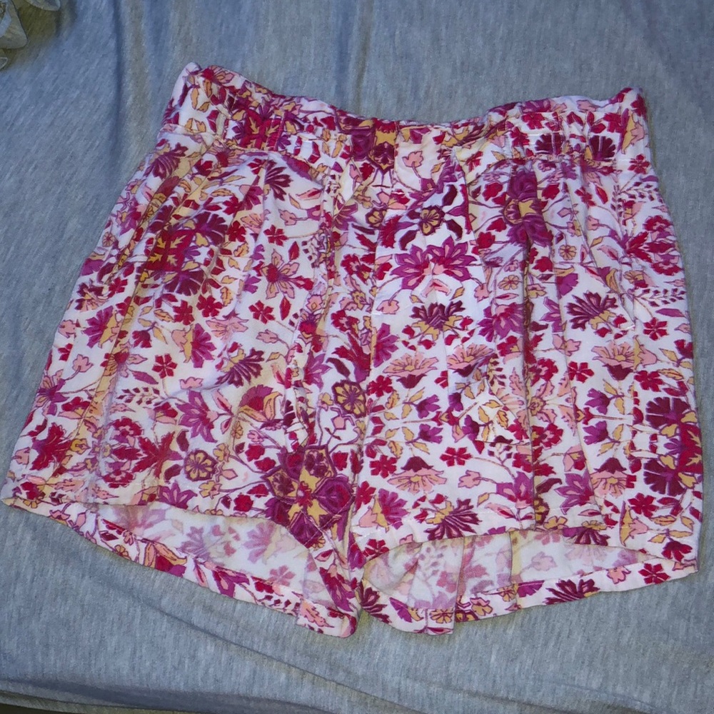 old navy flower print shorts